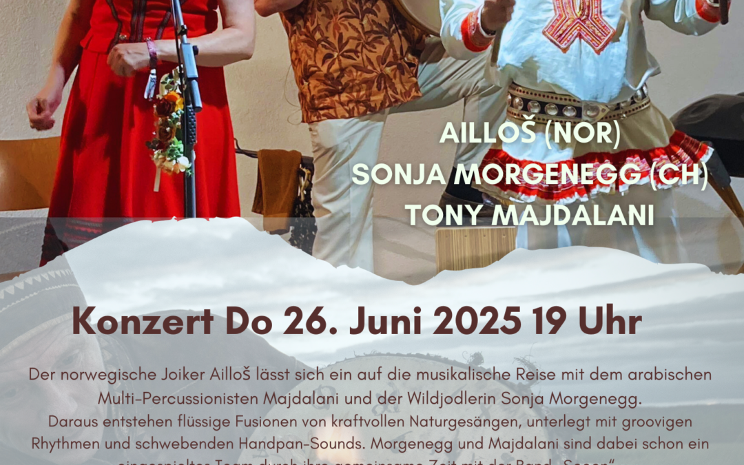Sonja, Tony & Ailloš – einmaliges Konzert